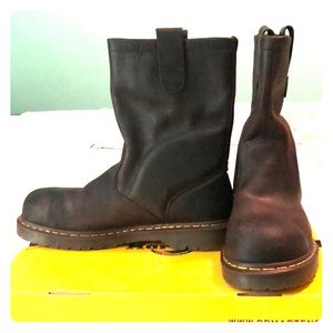 Men’s size 12 Dr. Martins steel toe boots